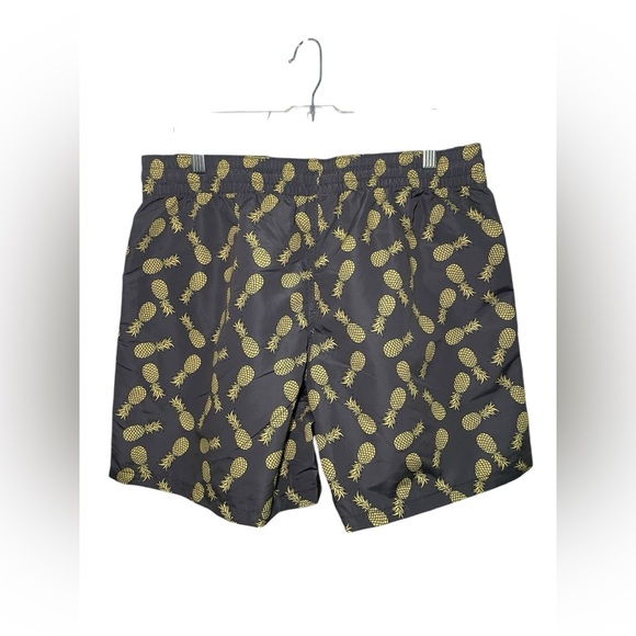 Le Club New Pineapple Gray Swim Trunks Size XL - Picture 4 of 7